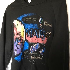 Black Mars hoodie (small)